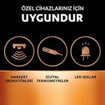 Duracell CR2 Yüksek Güçlü Lityum Pil (2’li Paket) 3V (CR15H270) – Uzun kullanım ömrü garantili – Alarm Sistemi Dedektörlerinde, LED Işıklarda Kullanım – 10 Yıl Depolama Ömrü Garantisi - Sızıntı Önleme