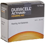 Duracell Easytab DA 312 - Pil tipi 312 olan tüm işitme cihazları için, 10 x 6 adet