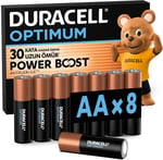 Duracell Optimum AA Alkalin Kalem Pil (8'Li Paket) 1,5V - Lr6 Mx1500