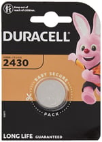 Duracell Özel 2430 Lityum Düğme Pil 3V (CR2430), 1'li Paket, Anahtarlıklar, tartılar, giyilebilen eşyalar ve tıbbi cihazlarda kullanım için uygundur.