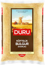 Duru Köftelik Bulgur5 Kg, Doğal Taş Değirmende Üretilmiş, Yüksek Lif ve Protein Kaynağı, Düşük Yağ ve Şeker