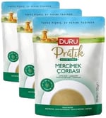 Duru Pratik Hazır Çorbası 250ml – Katkısız & Koruyucusuz, Anında Sıcak Lezzet! (Ezogelin) 2li paket