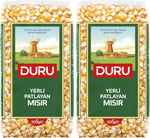 Duru Yerli Patlayan Mısır 500g –%99 Patlama Oranı, Yüksek Lif İçeriği, GDO İçermez 2li paket