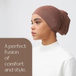 Düz Bone | Günlük Kullanıma Uygun Minimalist ve Konforlu Bone Mütevazı hijab Undercap