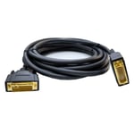 DVI-d 24+1 görüntü aktarma kablosu dvı erkek erkek kablo 3m