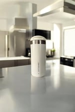 Dynamic 500ml Paslanmaz Çelik Termos, 7 Saat Sıcak 10 Saat Soğuk Saklama, Siyah/Krem - Seçenekler: 350ml, 500ml