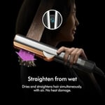 Dyson Airstrait™ Islak Saçtan Kuru Saça Saç Düzleştirici, Sıcak Plakasız Hava ile Düzleştirme, Tüm Saç Tipleri İçin