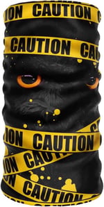 e taktik ® DeBuff Collar ® Caution Cat Boyunluk Bandana