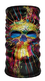 e taktik ® DeBuff Collar Skull Rainbow Boyunluk Bandana