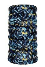 e taktik Extreme Dijital Desing Seamless +UV Mavi Renkli Desenli Boyunluk Bandana Buff Saç Bandı Maske Balaklava Toka