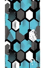 e taktik Extreme Dijital Desing Seamless +UV Mavi Renkli Desenli Boyunluk Bandana Buff Saç Bandı Maske Balaklava Toka
