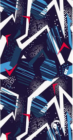 e taktik Extreme Dijital Desing Seamless +UV Mavi Renkli Desenli Boyunluk Bandana Buff Saç Bandı Maske Balaklava Toka