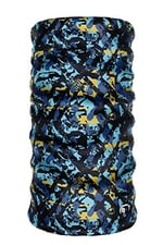 e taktik Extreme Dijital Desing Seamless +UV Mavi Renkli Desenli Boyunluk Bandana Buff Saç Bandı Maske Balaklava Toka