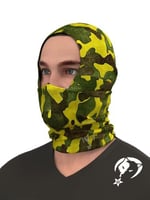 e taktik Extreme Sarı Kamuflaj Desenli Boyunluk Buff Bandana Saç Bandı Balaclava Yüz Maskesi