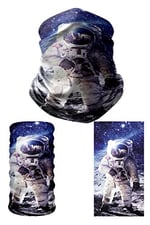 e taktik Multifunctional Astronaut On The Moon Seamless Knitting UV+ Neckerwear Face Mask Headband Bandana Do Rag Hairband
