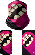 e taktik Multifunctional Big Mouth Purple Monster Seamless Knitting UV+ Neckerwear Face Mask Headband Bandana Do Rag Hairband