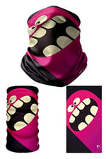 e taktik Multifunctional Big Mouth Purple Monster Seamless Knitting UV+ Neckerwear Face Mask Headband Bandana Do Rag Hairband