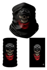 e taktik Multifunctional Biker Skull Seamless Knitting UV+ Neckerwear Face Mask Headband Bandana Do Rag Hairband