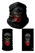 e taktik Multifunctional Biker Skull Seamless Knitting UV+ Neckerwear Face Mask Headband Bandana Do Rag Hairband