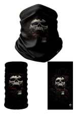 e taktik Multifunctional Bloody Hands And Skull Seamless Knitting UV+ Neckerwear Face Mask Headband Bandana Do Rag Hairband