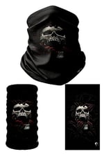 e taktik Multifunctional Bloody Hands And Skull Seamless Knitting UV+ Neckerwear Face Mask Headband Bandana Do Rag Hairband