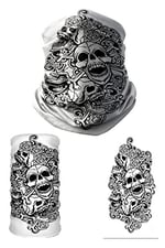 e taktik Multifunctional Bony Skulls Seamless Knitting UV+ Neckerwear Face Mask Headband Bandana Do Rag Hairband