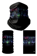 e taktik Multifunctional Bright City Seamless Knitting UV+ Neckerwear Face Mask Headband Bandana Do Rag Hairband