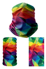 e taktik Multifunctional Colorful Geometric Snowflake Seamless Knitting UV+ Neckerwear Face Mask Headband Bandana Do Rag Hairband