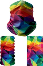 e taktik Multifunctional Colorful Geometric Snowflake Seamless Knitting UV+ Neckerwear Face Mask Headband Bandana Do Rag Hairband