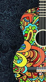 e taktik Multifunctional Colorful Guitar Seamless Knitting UV+ Neckerwear Face Mask Headband Bandana Do Rag Hairband