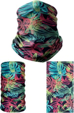 e taktik Multifunctional Coloured Leaves Seamless Knitting UV+ Neckerwear Face Mask Headband Bandana Do Rag Hairband