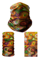 e taktik Multifunctional Coloured Marbling Seamless Knitting UV+ Neckerwear Face Mask Headband Bandana Do Rag Hairband