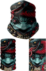 e taktik Multifunctional Devil's Snake Seamless Knitting UV+ Neckerwear Face Mask Headband Bandana Do Rag Hairband