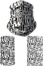 e taktik Multifunctional Different Letters Seamless Knitting UV+ Neckerwear Face Mask Headband Bandana Do Rag Hairband