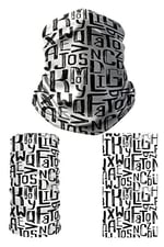 e taktik Multifunctional Different Letters Seamless Knitting UV+ Neckerwear Face Mask Headband Bandana Do Rag Hairband