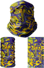 e taktik Multifunctional Dotted Marbling Seamless Knitting UV+ Neckerwear Face Mask Headband Bandana Do Rag Hairband