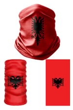 e taktik Multifunctional Flag of Albania Seamless UV+Face Mask Headband Bandana Do Rag Hairband