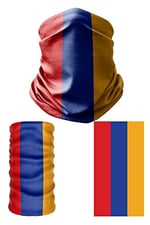 e taktik Multifunctional Flag of Armenia Seamless UV+Face Mask Headband Bandana Do Rag Hairband