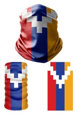 e taktik Multifunctional Flag of Artsakh Seamless UV+Face Mask Headband Bandana Do Rag Hairband