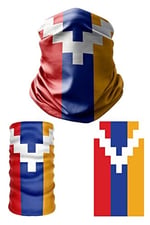e taktik Multifunctional Flag of Artsakh Seamless UV+Face Mask Headband Bandana Do Rag Hairband