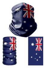 e taktik Multifunctional Flag of Australia Seamless UV+Face Mask Headband Bandana Do Rag Hairband