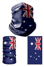 e taktik Multifunctional Flag of Australia Seamless UV+Face Mask Headband Bandana Do Rag Hairband