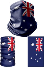 e taktik Multifunctional Flag of Australia Seamless UV+Face Mask Headband Bandana Do Rag Hairband