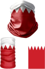 e taktik Multifunctional Flag of Bahrain Seamless UV+Face Mask Headband Bandana Do Rag Hairband