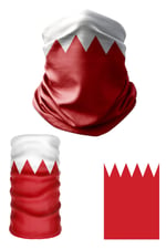 e taktik Multifunctional Flag of Bahrain Seamless UV+Face Mask Headband Bandana Do Rag Hairband