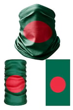e taktik Multifunctional Flag of Bangladesh Seamless UV+Face Mask Headband Bandana Do Rag Hairband