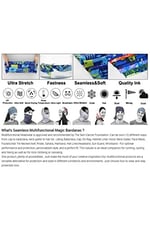 e taktik Multifunctional Flag of Barbados Seamless UV+Face Mask Headband Bandana Do Rag Hairband