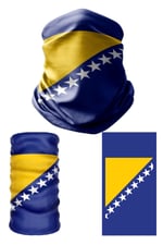 e taktik Multifunctional Flag of Bosnia and Herzegovina Seamless UV+ Headband Bandana Do Rag Hairband