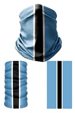 e taktik Multifunctional Flag of Botswana Seamless UV+Face Mask Headband Bandana Do Rag Hairband