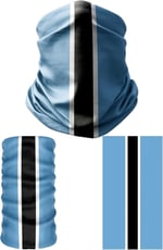 e taktik Multifunctional Flag of Botswana Seamless UV+Face Mask Headband Bandana Do Rag Hairband